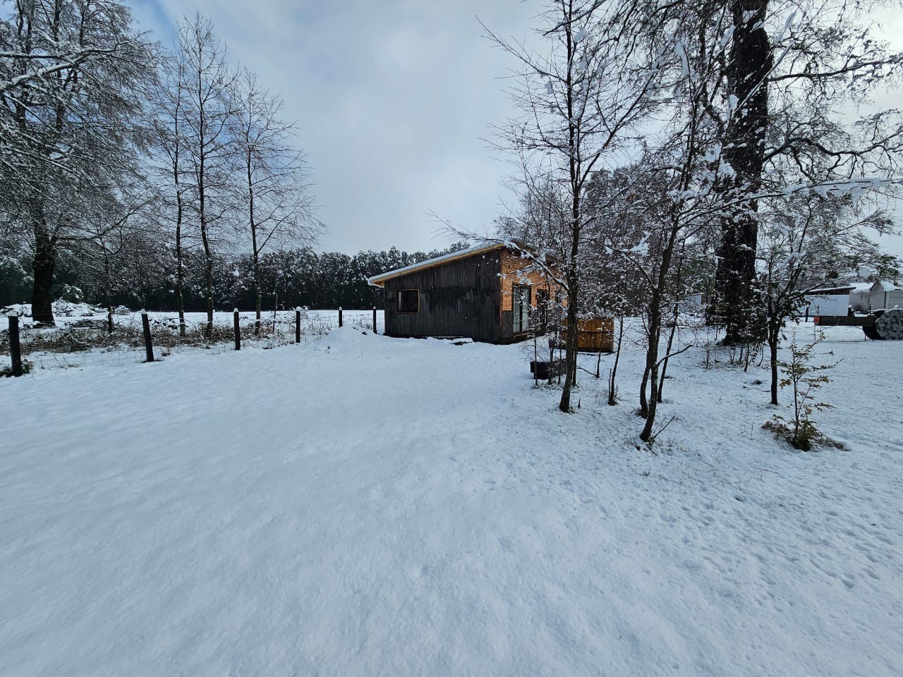 Cabañas en Conguillío - exterior-cabana-paisaje-nevado.jpeg